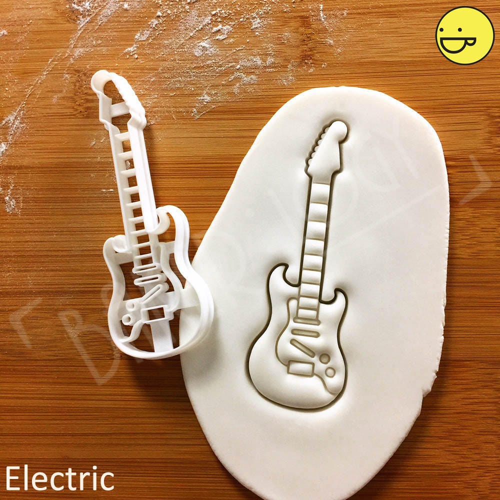 Electric Guitar cookie cutter guitars musical stringed Etsy