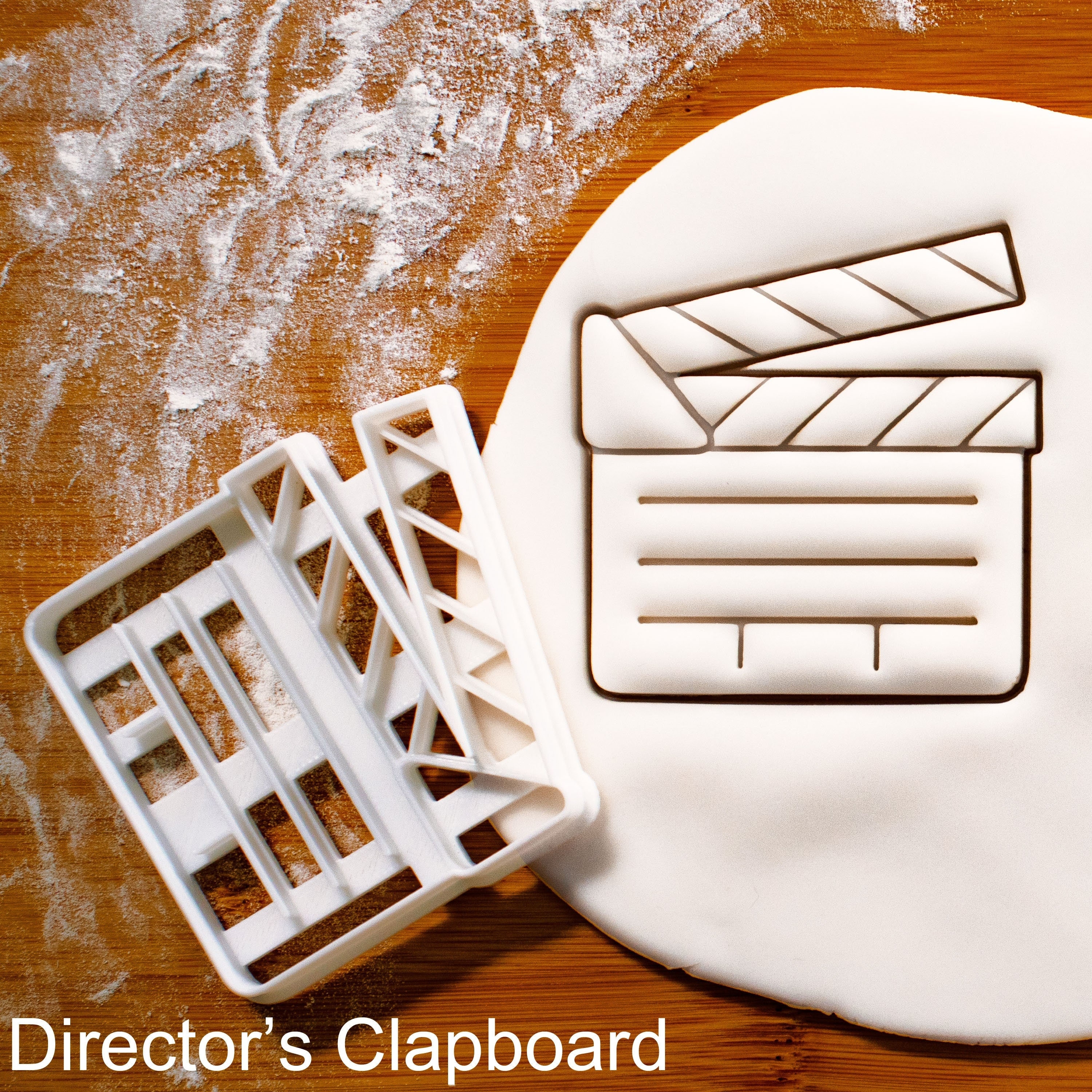 Professional Acrylic Clapper Board Dummy Slate With Stick