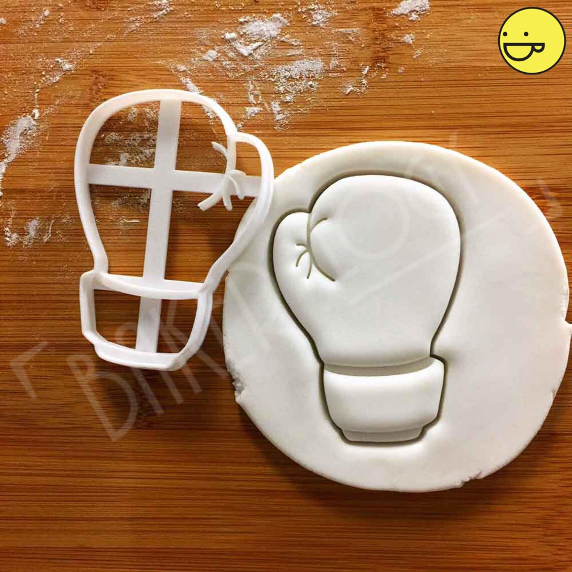 Boxing Glove Cookie Cutter Back View Cutters Suitable for Etsy