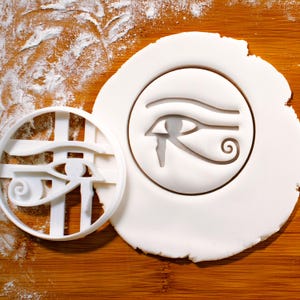 Eye of Horus Cookie Cutter: Ancient Egyptian Symbol of Protection & Spiritual Baking Design