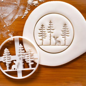 Hirsch Wald Ausstecher - Ausstecher für Rustikale Hochzeiten, Waldland & Naturgeist Backen