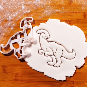 Foremka do ciastek Parasaurolophus: pieczenie dinozaurów, impreza Dino Jurassic
