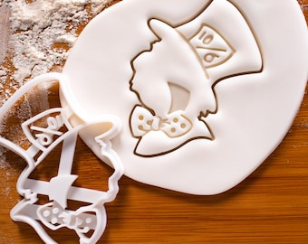 Mad Hatter cookie cutter - Alice Adventures in Wonderland themed tea party