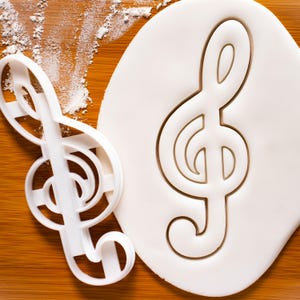 Treble Clef Cookie Cutter: Music Note, Party & Musician Baking Gift