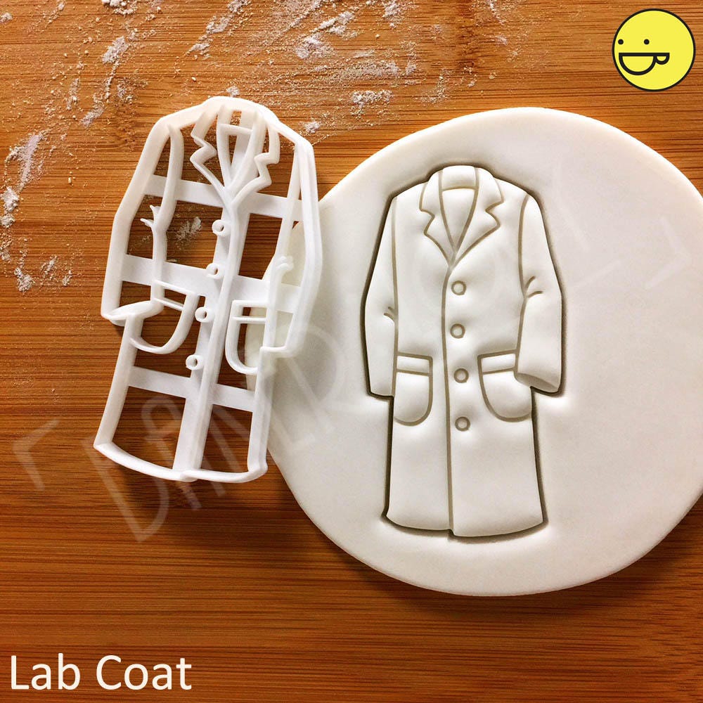 Lab Coat cookie cutter professional medical white laboratory Etsy