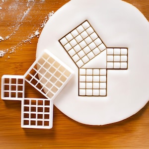 Molde para galletas con la demostración del teorema de Pitágoras: ¡Prepara dulces matemáticos para una fiesta de matemáticas!