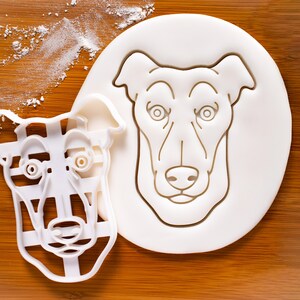 Greyhound Face Cookie Cutter | Dog Breed Biscuit Fondant Cutter