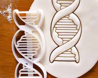 DNA cookie cutter | biscuit cutters cell cycle Deoxyribonucleic acid molecule genetics genetic Microbiology laboratory science chromosome