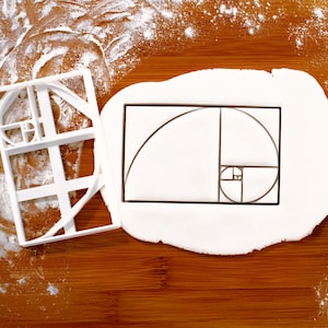 Fibonacci Spiral Cookie Cutter: Golden Ratio Math Design for Teachers & STEM Students