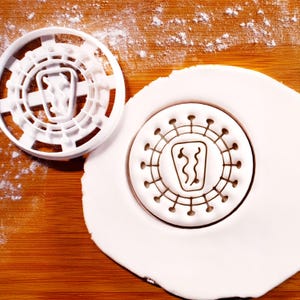 Ausstechform - Ausstechform für HIV-Viren – Humanes Immunsystem Bakerlogie