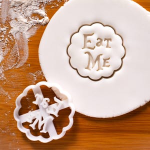 Eat Me cookie cutter - Alice Adventures in Wonderland themed tea party