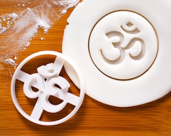 Om Symbol Cookie Cutter: Yoga, Meditation & Spiritual Baking