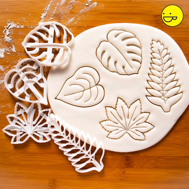 Fern cookie cutter Bakerlogy biscuit cutters leaves