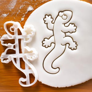 Gecko Cookie Cutter | Lizard Reptile Biscuit Cutter