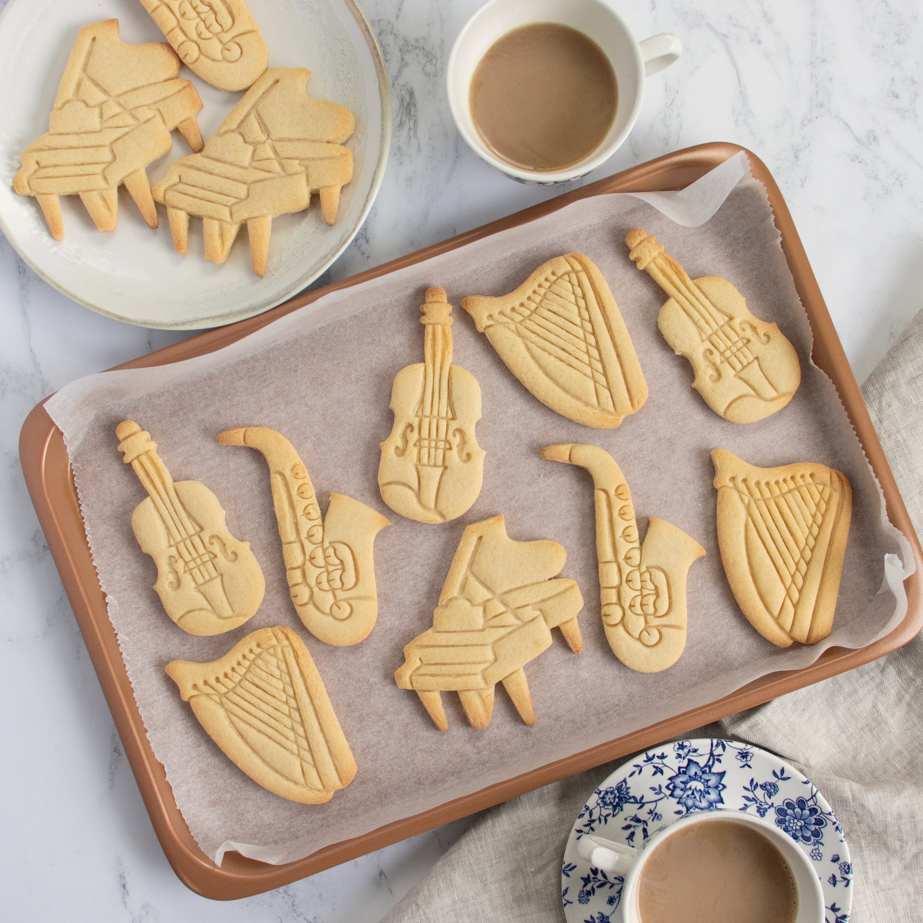 STAMPO TAGLIA BISCOTTI CHIAVE DI VIOLINO MUSICALE- Casalinghi Shop