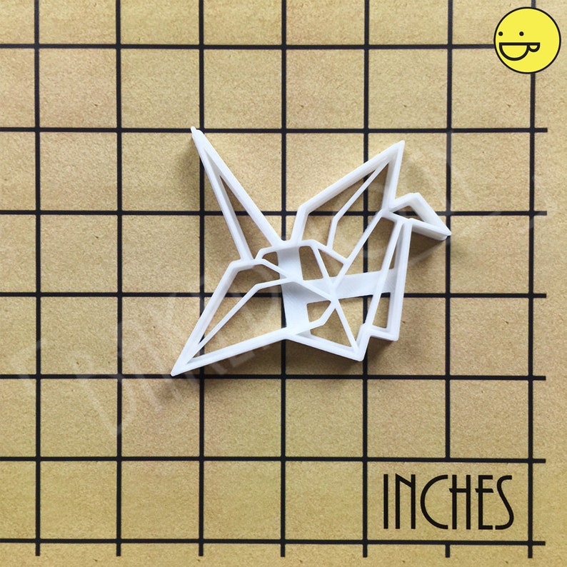 Origami Crane cookie cutter biscuits cutters Paper crane Etsy