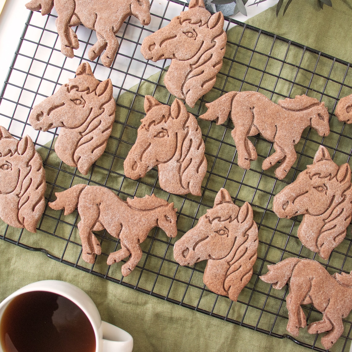Horse Running Cookie Cutter Bakerlogy Biscuit Cutters Jockey Etsy