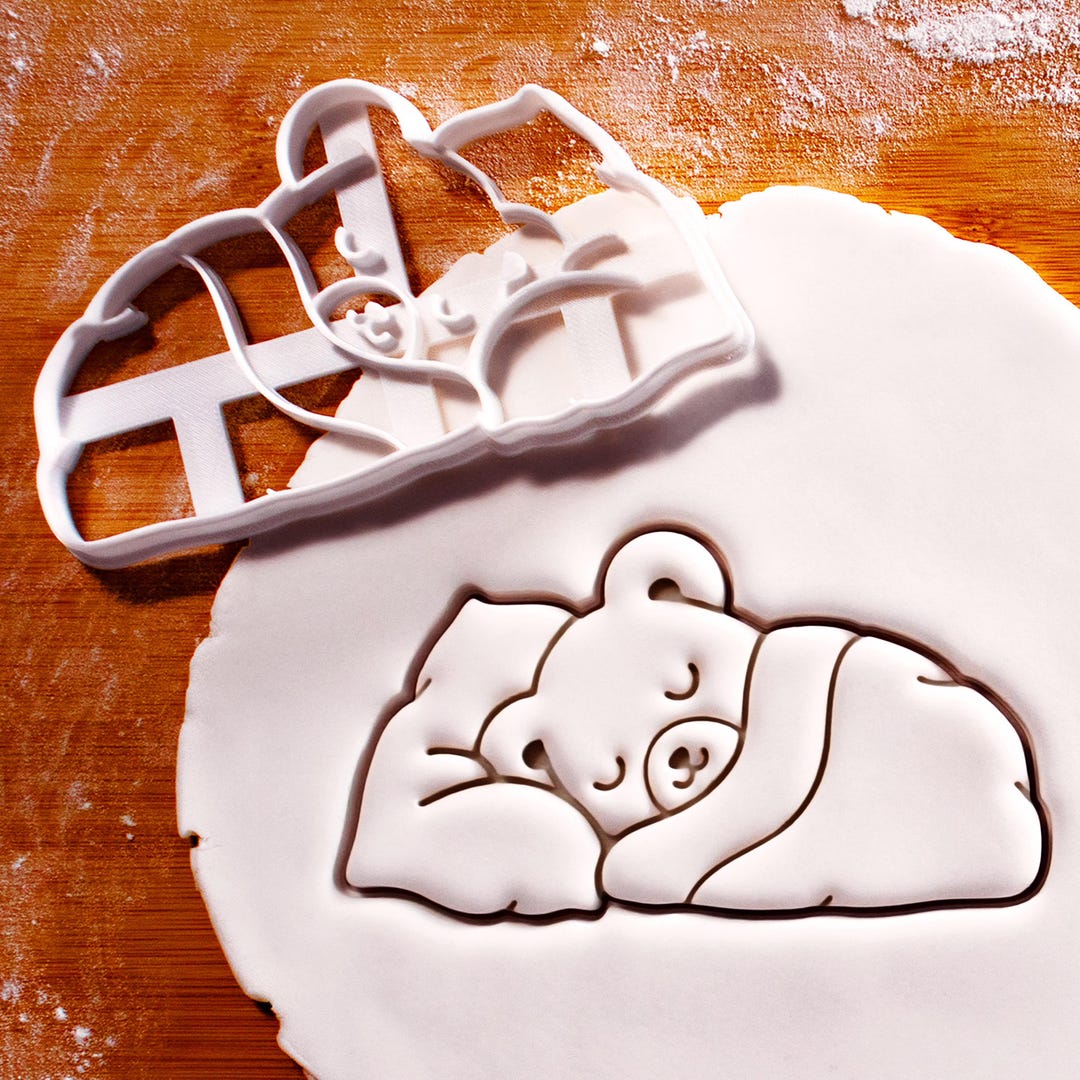 Sleeping Teddy Bear Cookie Cutter – Perfect for Slumber Parties, Baby ...