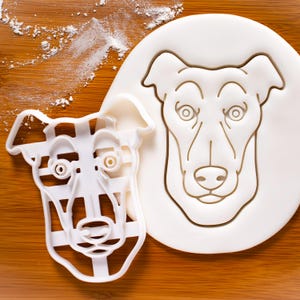 Greyhound Face cookie cutter | Bakerlogy biscuit cutters グレイハウンド 그레이하운드 cute greyhounds birthday party fondant clay Veterinary vet gifts