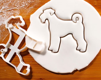 Airedale Terrier Cookie Cutter (Full-Body): Dog Treat Mold