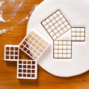 Proof of Pythagorean Theorem cookie cutter - Bake Math treats for mathematics party
