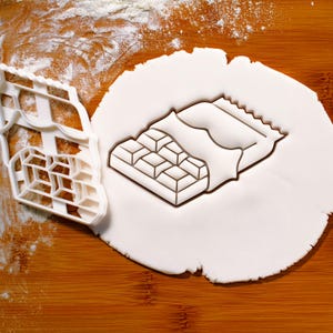 Chocolate Bar Cookie Cutter – Valentine’s Day, Love & Sweet Candy Treats Baking Shape