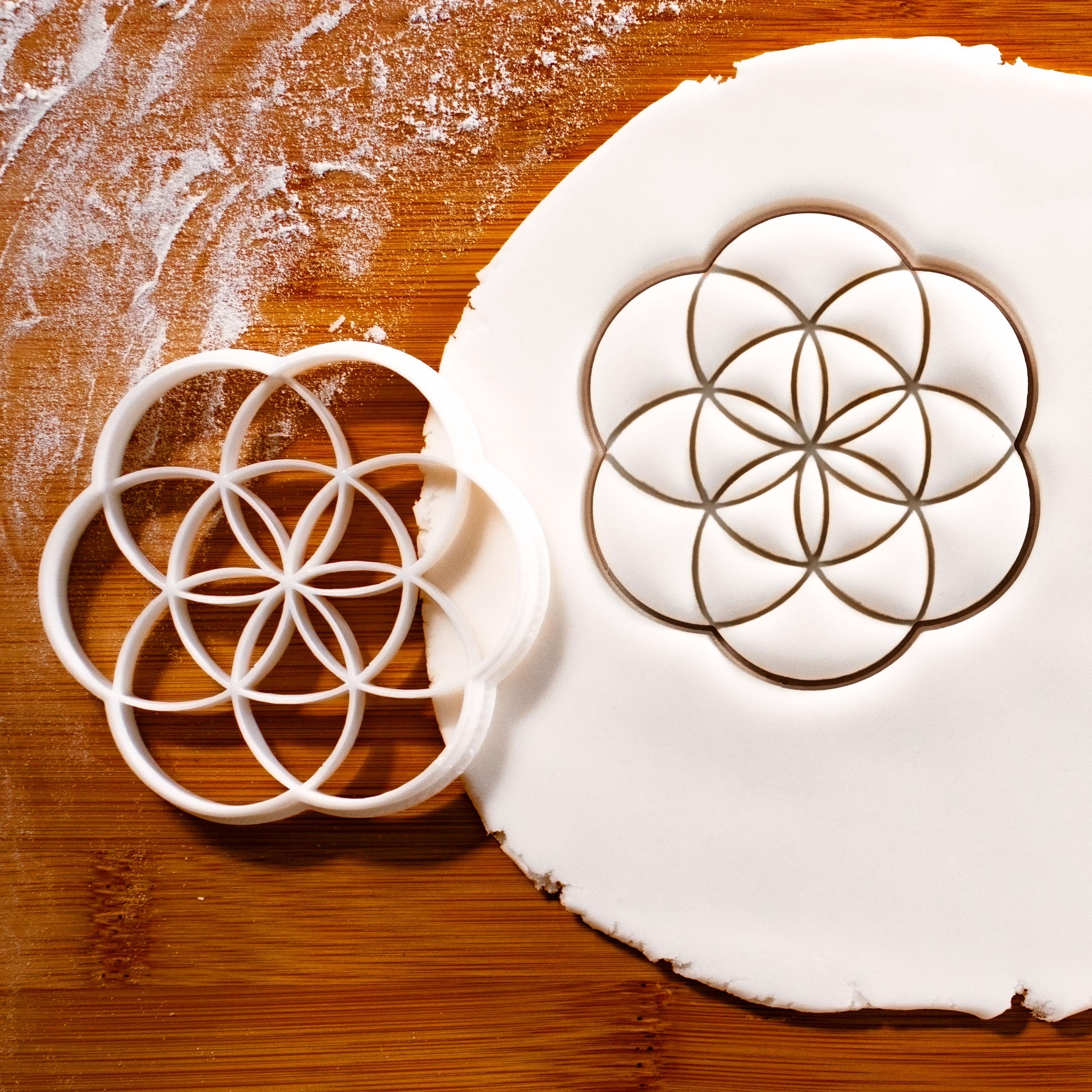 Seed of Life Cookie Cutter - Sacred Geometric Delights - Bake Harmonious and Intricate Cookies!