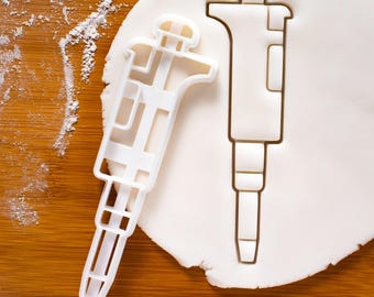 Micropipette cookie cutter | Microbiology Chemistry Biology Medicine pipette biscuit cutters cookies laboratory tool science pipettes pipet