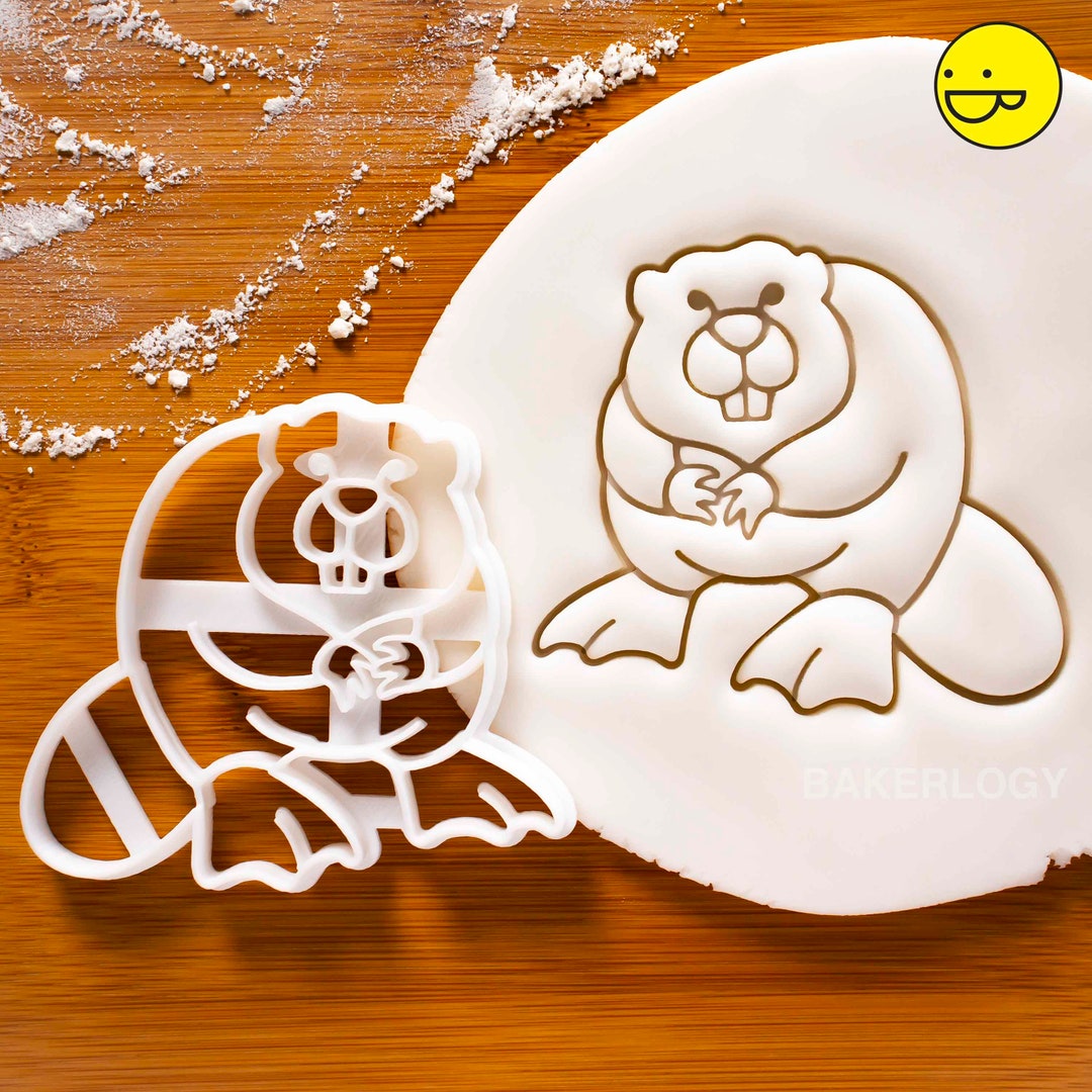 Beaver Cookie Cutter Beavers Theme River Rodent Biscuit Cutters Kids