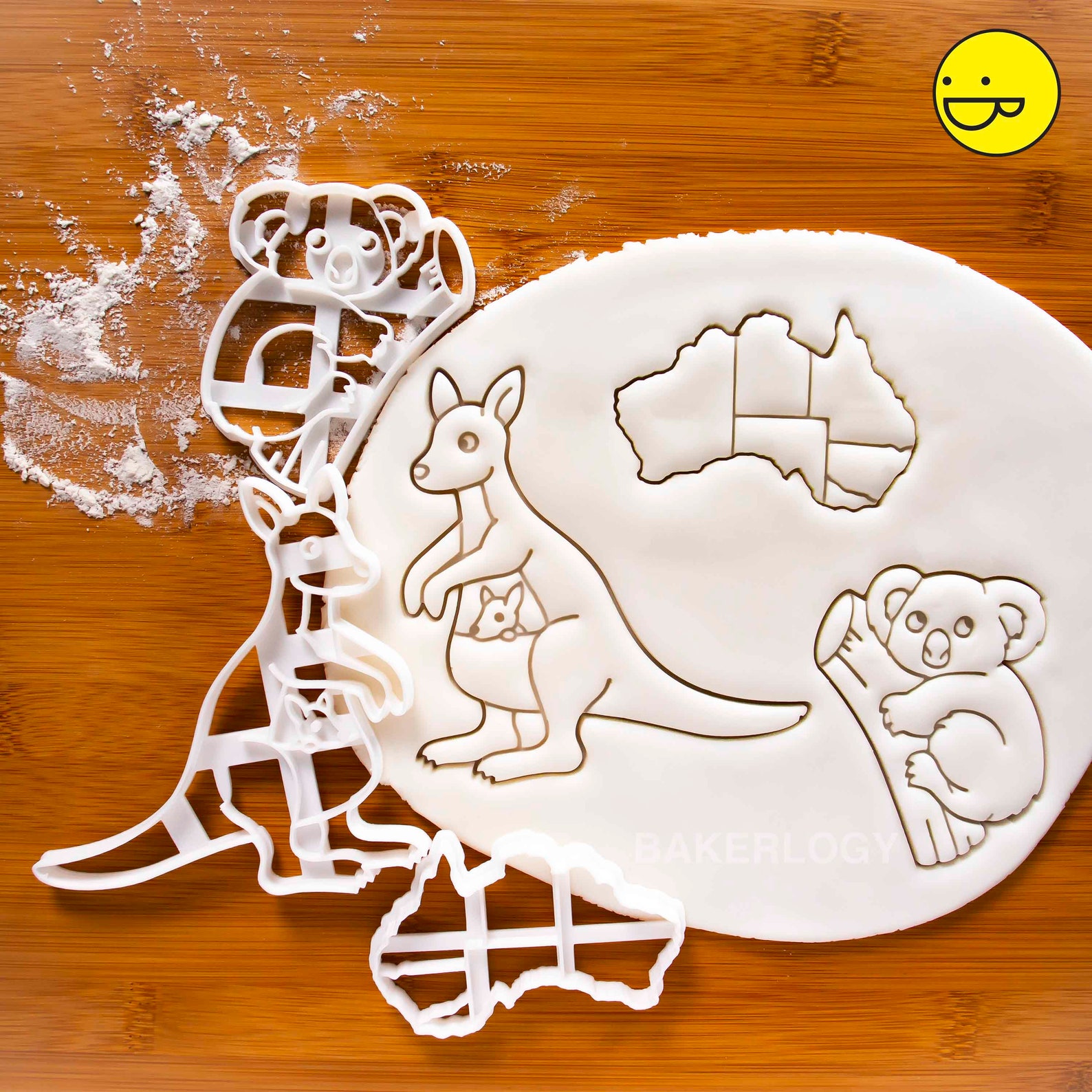 Mainland Australia Cookie Cutter Geography Map Biscuit Etsy UK