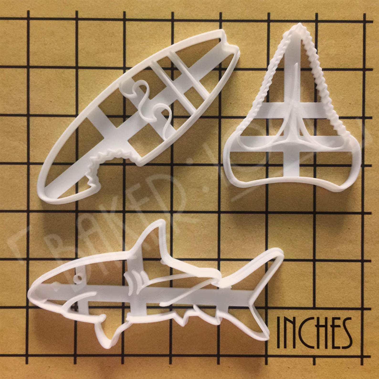 Shark Tooth cookie cutter biscuit cutter realistic great | Etsy