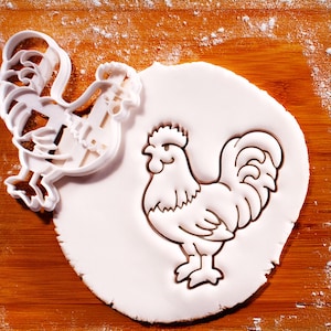 Hahn Cookie Cutter: Backen auf dem Bauernhof, neues Mondjahr