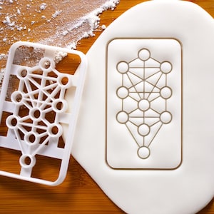 Ten Sefirot Cookie Cutter: Kabbalah Tree of Life Design