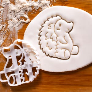 Hedgehog Cookie Cutter (Side Profile): Woodland Critter Baby Shower & Animal Birthday Favor