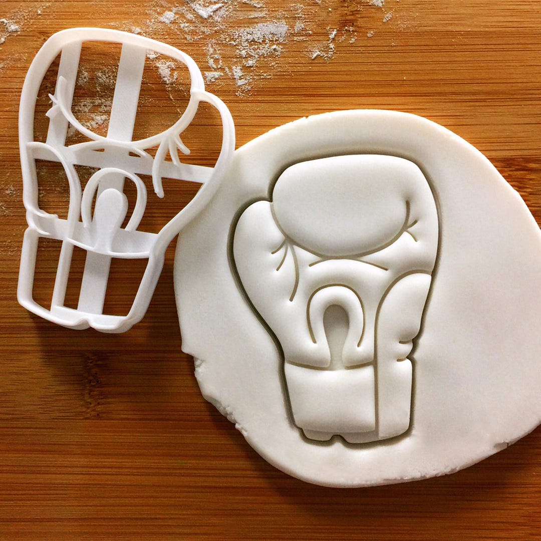 Boxing Glove Cookie Cutter (palm View) – Sports Shape for Fitness ...