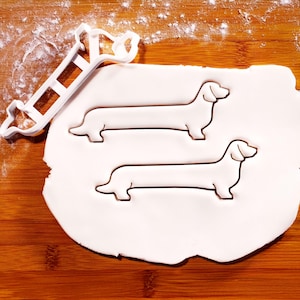 Xtra Long Dachshund Cookie Cutter – Sausage Dog Wiener Badger Dackel Teckel Pooch Doxie Weenie