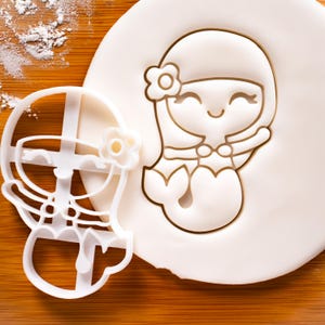 Mermaid Cookie Cutter – Under the Sea Party, Ocean Theme Baking Tool