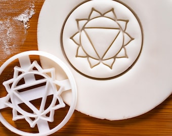 Cortador de galletas Manipura: símbolo védico del yoga y la meditación