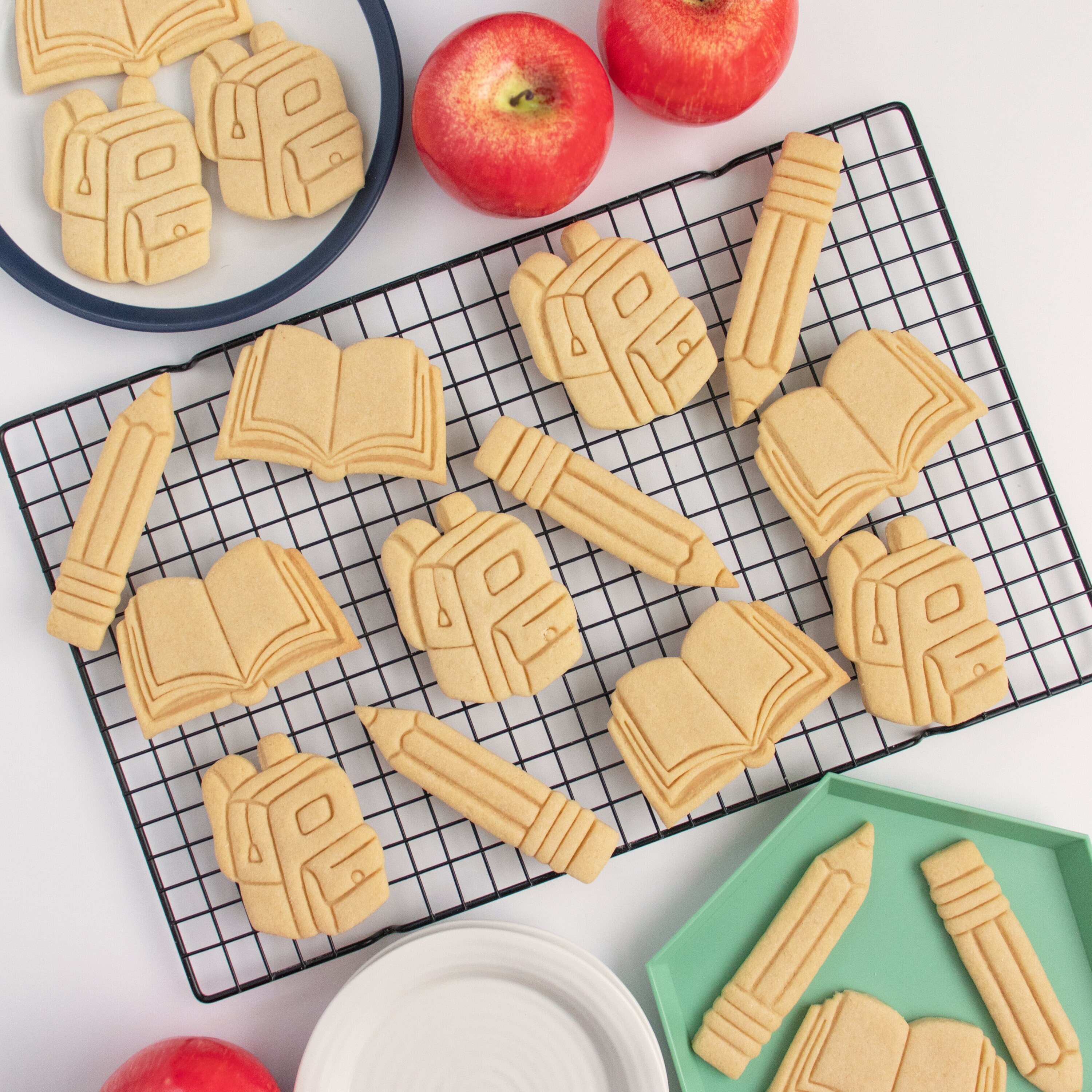 Book Cookie Cutter Bake Back To School Party Biscuits Etsy 日本