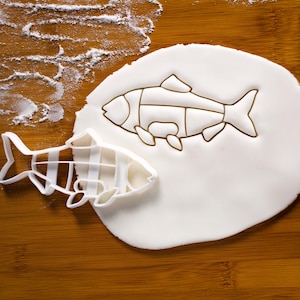 Fish cookie cutter | Butcher's guide to fish cuts | other meat chart available | Bakerlogy