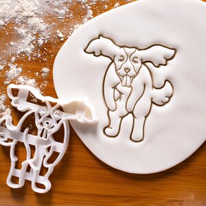 English Springer Spaniel Cookie Cutter (Jumping): Dog Treat Gift & Pet Party Baking