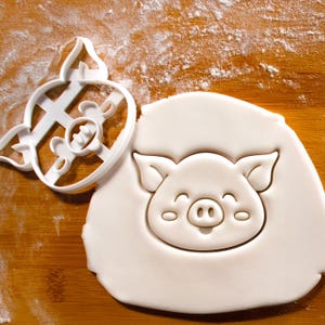 Happy Pig Cookie Cutter - Spreading Joy, One Oink-tastic Cookie at a Time!