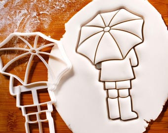 Umbrella Buddy Cookie Cutter - Bake Charming Cookies for Rainy Day Fun