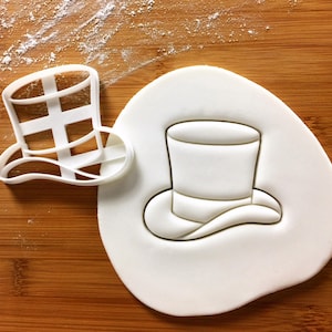 Top Hat Cookie Cutter: Gentleman Style, Retro Fashion