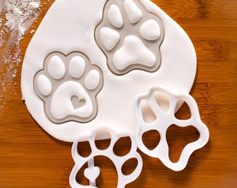 Paw Print Cookie Cutters: Dog & Cat Treats Baking