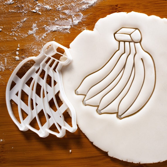 Banana Cookie Cutter Biscuit Dough Cutters Tropical Fruit Etsy