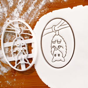 Baby Opossum Cookie Cutter: Dangling Possum Woodland Theme Baby Shower or Birthday Party