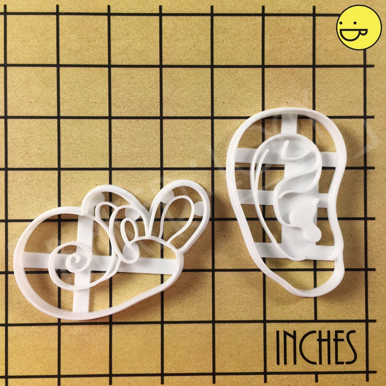 Anatomical Human Inner Ear cookie cutter Cochlea biscuit Etsy