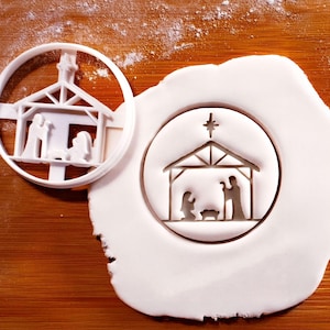 Kerststal Koekjesuitsteker: kerstmis bakken