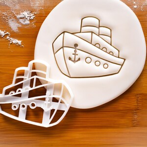 Ferry Cookie Cutter – Nautical Ship Shape for Cruise, Wedding & Baby Shower Baking
